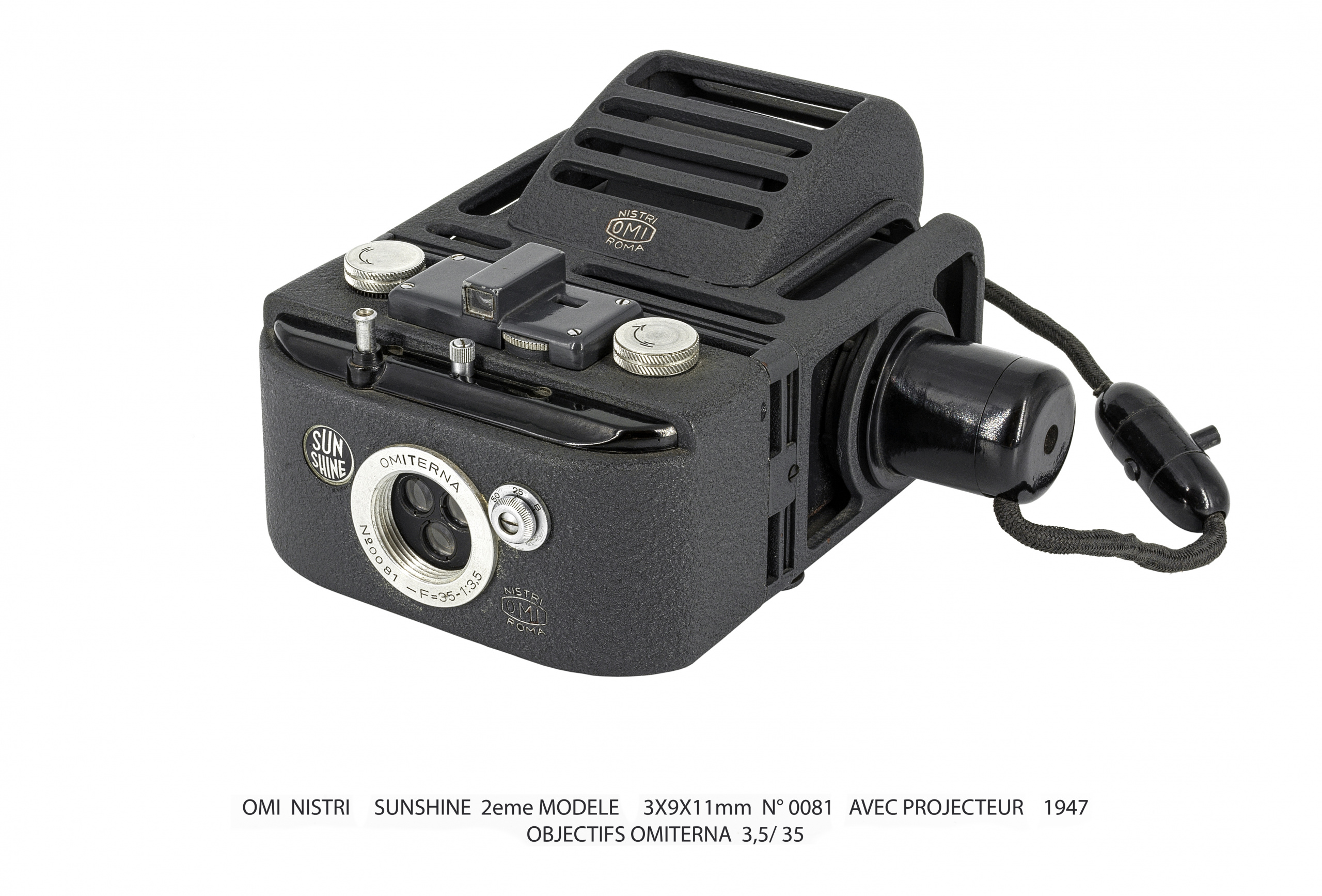 OMI NISTRI SUNSHINE 2eme MODELE 3X10X12 AVEC PROJECTEUR 1947_ m _8442861 copie