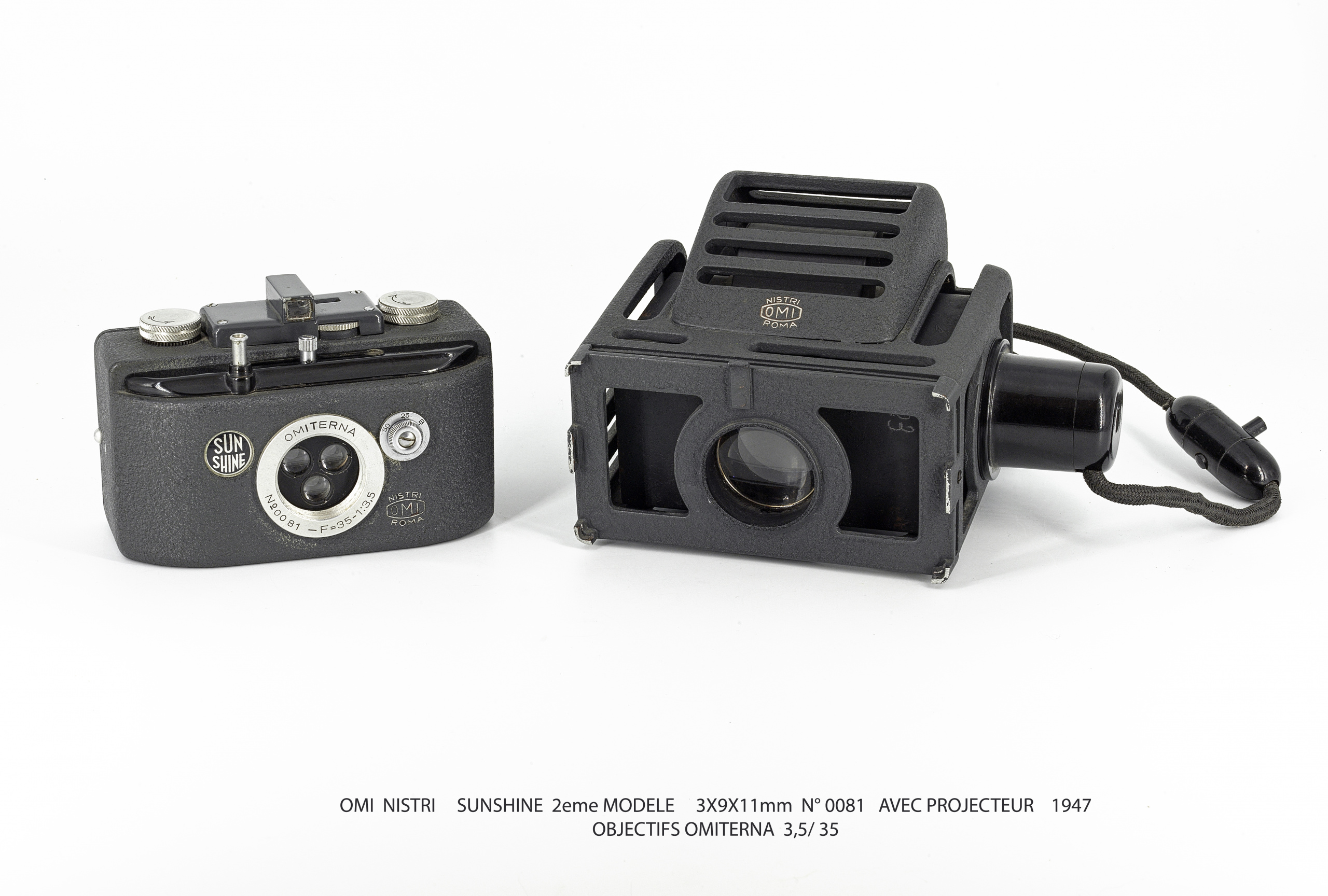 OMI NISTRI SUNSHINE 2eme MODELE 3X10X12 AVEC PROJECTEUR 1947_ m8442860 copie
